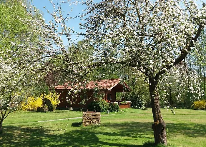 Romantisches Blockhaus An Der Maerchenstrasse! Reinhardshagen